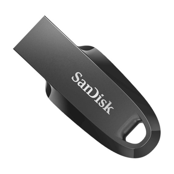 USB флеш накопичувач SanDisk 32GB Ultra Curve Black USB 3.2 (SDCZ550-032G-G46) | Зображення 2