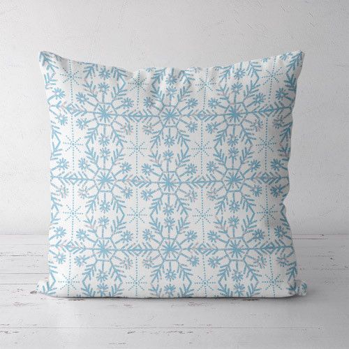 Подушка декоративна Soft Сніжинки 45x45 см (45PST_23NG018)