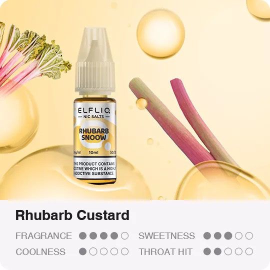 Рідина ELFLIQ 10 мл Ревінь (Rhubarb Snoow) | Зображення 4