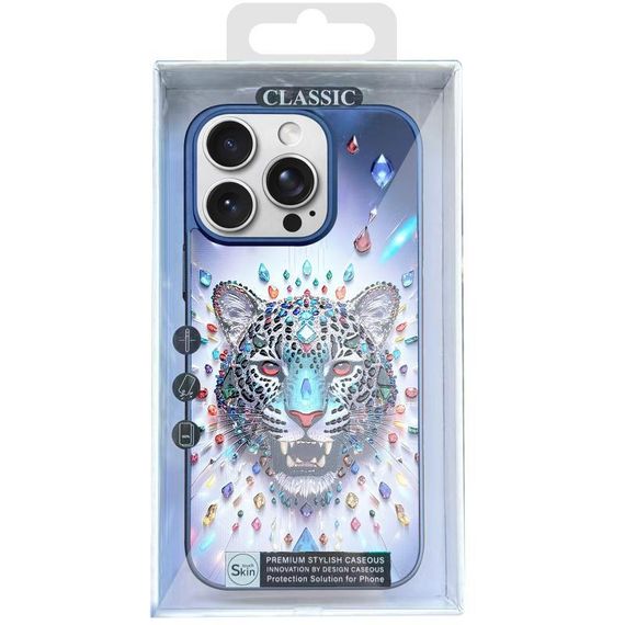 Чехол TPU+PC Crystal Hunt with MagSafe для Apple iPhone 16 Pro Max (6.9") Blue | Зображення 2