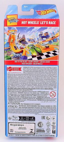 Hot Wheels Let's Race Подарунковий набір з 5-ти машинок Хот Вілс для треків | Зображення 3