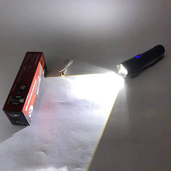 Перезаряджуваний ручний ліхтар, Яскравий тактичний ліхтарик, Військовий тактичний ліхтар JY-54 | Зображення 6