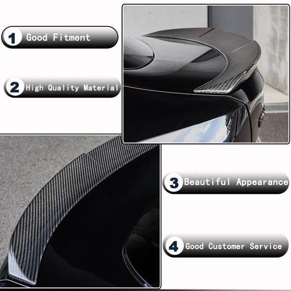 Спойлер V3 (для G26) для BMW 4 серия G22/23/26 2020- гг | Зображення 2