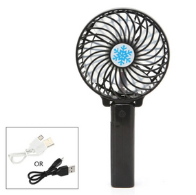 Вентилятор Handy Mini Fan черный, Мини вентилятор  с ручкой   скидка