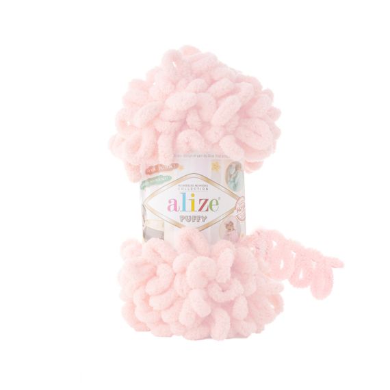 Пряжа Alize Puffy 639 алізе пуффі плюшева