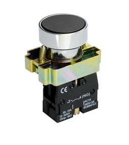 Кнопка XB2-BA21 1NO без подсветки черный без фиксации Ny95500272