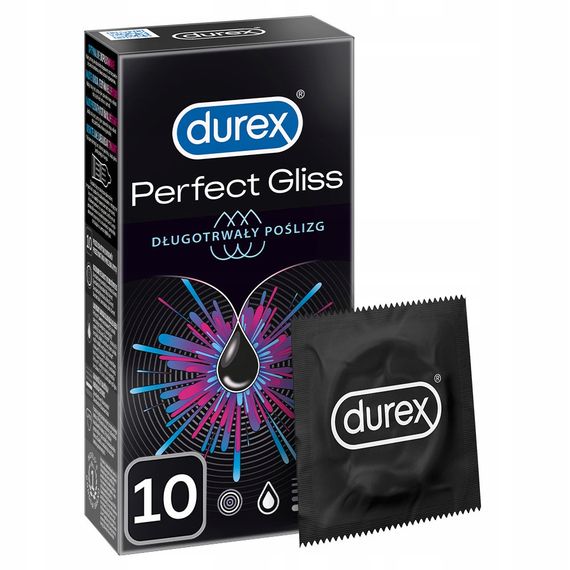Упаковка презервативів Durex Perfect Gliss 10шт.