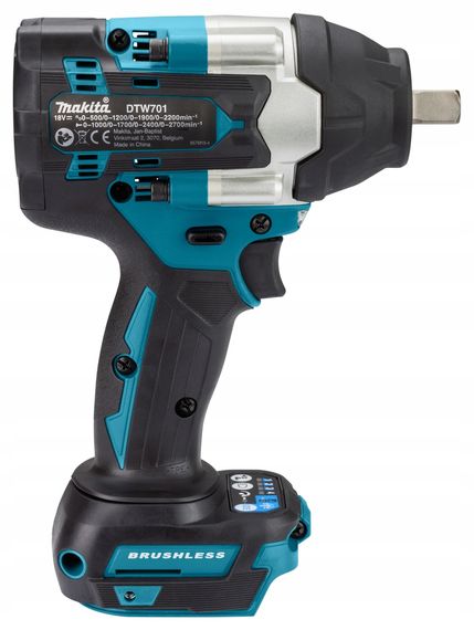 Гайкокрут акумуляторний Makita DTW701Z (700 Нм, 1/2", LXT, без акумуляторів та зарядного пристрою) | Зображення 2