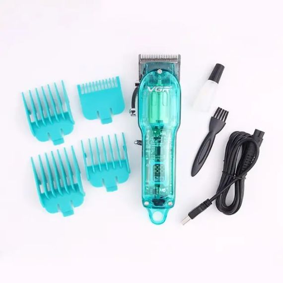 Професійна машинка для стрижки VGR Professional Clipper Transparent Green V-660 | Зображення 4