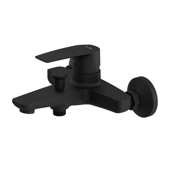 Змішувач для ванни та душу AM.PM Gem чорний (F90E10022)