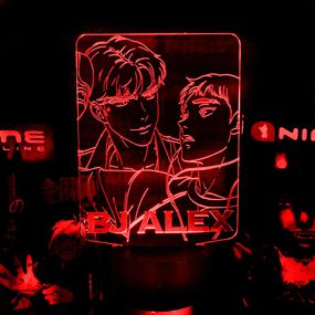 Акриловый светильник-ночник BJ Alex красный tty-n001901