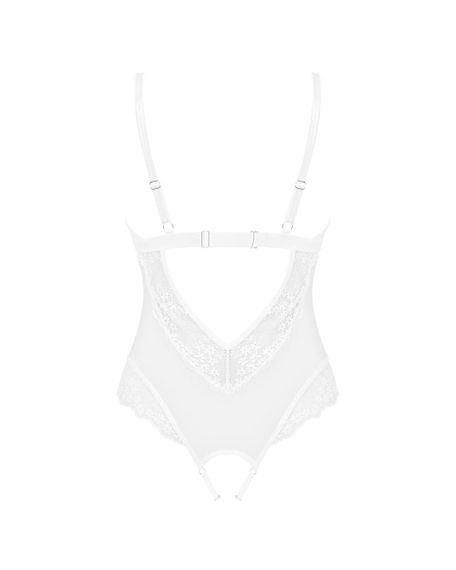 Еротичне напівпрозоре боді Obsessive Heavenlly crotchless teddy XL/2XL, з доступом sexstyle | Зображення 3