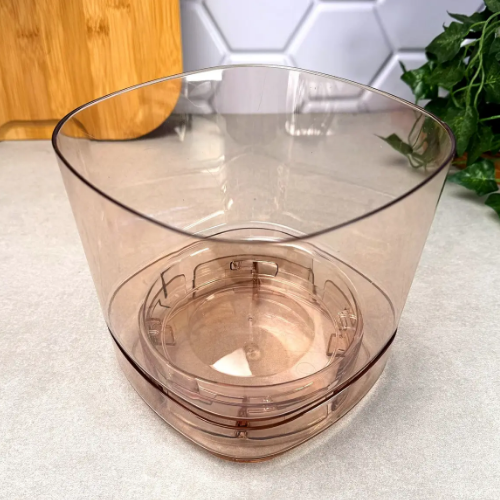 Вазон Pera Орхідея 2,3л карамельно-бурштиновий прозорий ELIF | Зображення 5