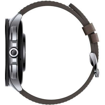 Смарт-часы Xiaomi Watch 2 Pro Bluetooth Silver Case with Brown Leather Strap (1006733) | Зображення 4