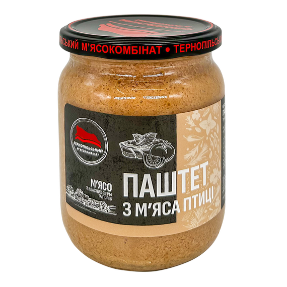 Паштет из мяса птицы Тернопольский мясокомбинат 500 г