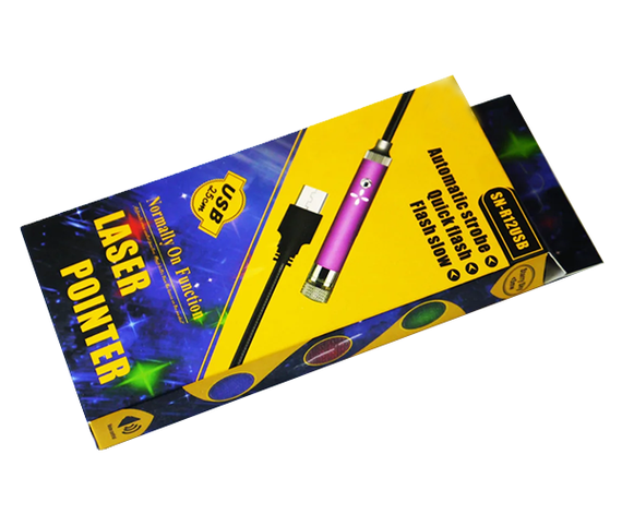 Лазерна указка працююча від usb червоний колір променя