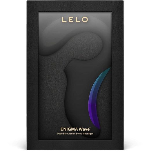 Кліторально-вагінальний звуковий стимулятор LELO Enigma WAVE Black, 3 типи стимуляції | Зображення 5