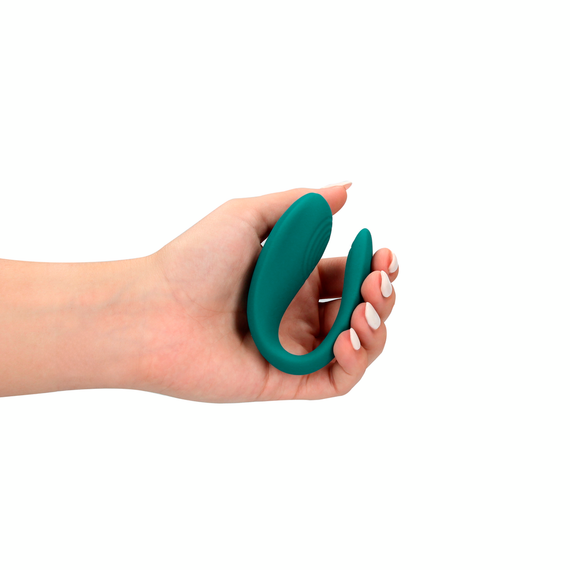 Вібратор для пар з пультом керування колір: смарагдовий Loveline (Нідерланди) Sex Aura | Зображення 6