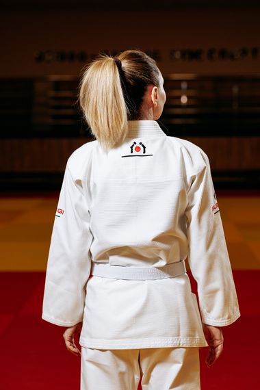 Біле кімоно для дівчат/жінок, джиу-джитсу, TM BUDOGI, зріст 180 см, щільність 450 гр/м.кв. | Зображення 4