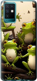 Чехол на Infinix Note 10 Жабки "5656u-2763-17620"