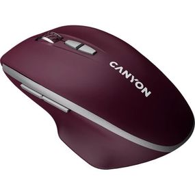 Мышка Canyon MW-21 Wireless Blue LED Burgundy (CNS-CMSW21BR)