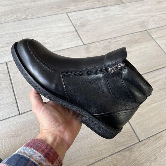 Чорні шкіряні черевики Ikos 41 43 44 розмір | Зображення 5