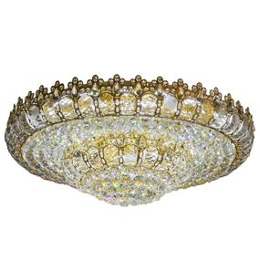 Люстра торт потолочная с подсветкой LED E14 40W G (BCL-388S/17)