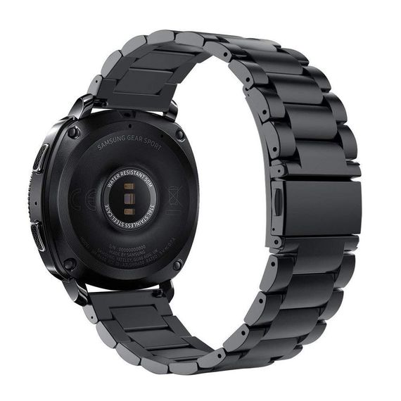 Металевий ремінець Primo для годинника Samsung Sport Gear (SM-R600) - Black | Зображення 1