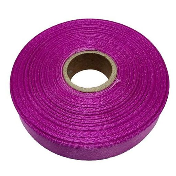 Атласная лента для рукоделия АБ-334, 2,5 см x 23 м, Маджента