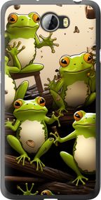 Чехол на Huawei Y5 II Жабки "5656u-496-17620"