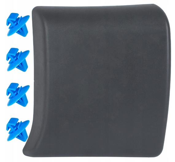 Opel Vivaro (01-13) левая боковая планка молдинг на стойку (за передней дверью) темно-серая, Опель Виваро