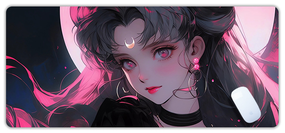 Ігрова поверхня для мишки з принтом дівчини Сейлор Мун / Sailor Moon  800×300×3 мм 01106