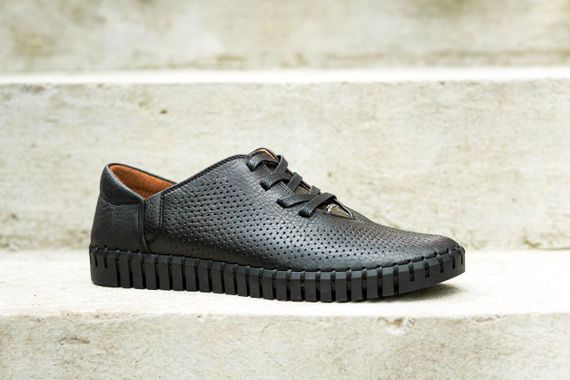 Мокасины кожаные Prime Shoes черные 41 43 44 45 размер