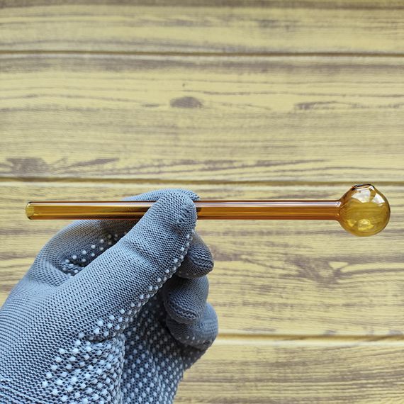 Стеклянная трубка Pocketbowl Long Oil Yellow | Зображення 1