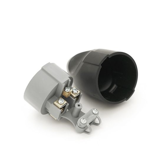Штепсельне гніздо із заземленням, 16A 250V A102B, Black | Зображення 2