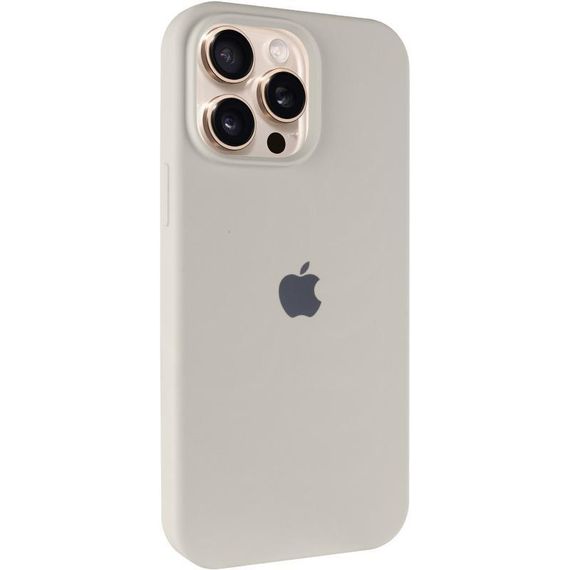 Чехол Silicone Case Full Protective (AA) для Apple iPhone 14 Pro (6.1") Бежевый / Antique White