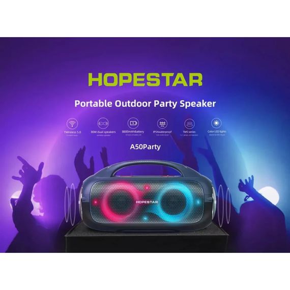 Портативна колонка з потужним звуком XPRO Hopestar Party 110 Mini (24142-01_1394) | Зображення 7