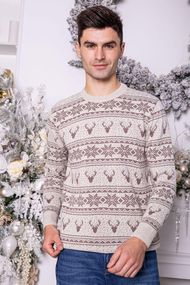 Свитер мужской  цвет бежевый 161R706