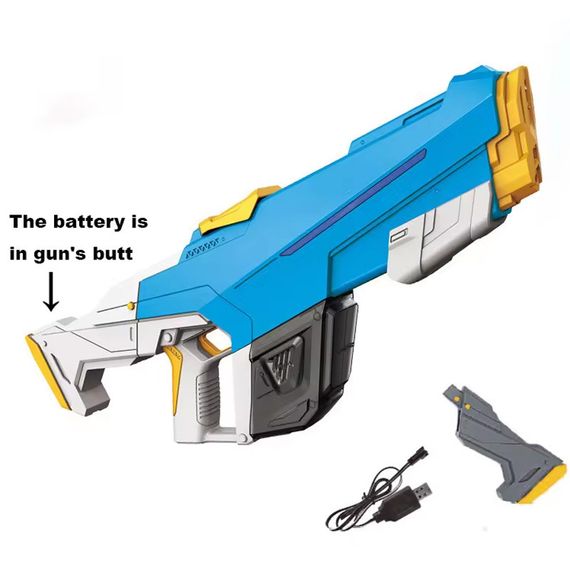 Водяний акумуляторний автомат Water Gun 2307 (650ml) with lithium battery Blue | Зображення 1