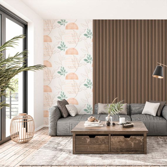 Декоративна стінова рейка капучино 3000*160*23мм (D) SW-00001538 | Зображення 6