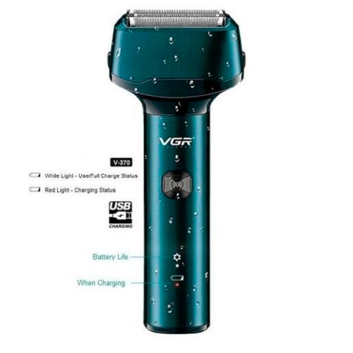 Электробритва VGR V-370 шейвер, тройное лезвие, IPX5, индикатор заряда | Зображення 1