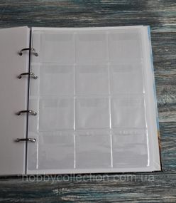 Альбом для монет Schulz Optima  для ювілейних монет в капсулах - 10 листів (тип 12)