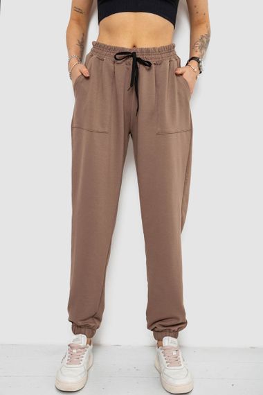 Спортивні штани жіночі, колір мокко, 238R347