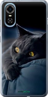 Чохол на ZTE Blade A31 Plus Димчастий кіт "825u-2637-2448"