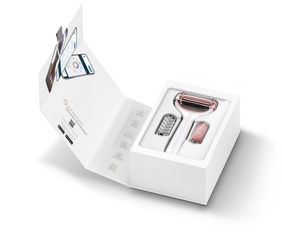 Ролер для голкової мезотерапії обличчя та тіла GESKE MicroNeedle Face&Body Roller 9в1 starlight | Зображення 8
