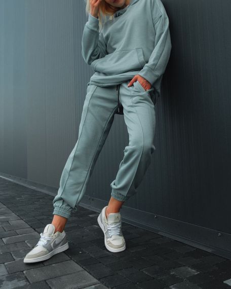 Жіночий спортивний костюм Turquoise колір бірюзовий р.M/L 440222 | Зображення 6