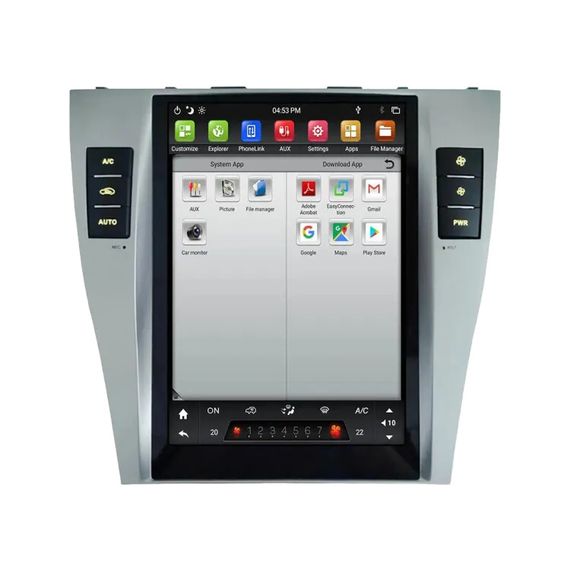 Автомагнітола з великим 9-дюймовим сенсорним екраном XPRO MT-8175 для Toyota Camry V40 2006-2010 (42524-MT-8175_3234) | Зображення 2