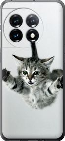 Чехол на OnePlus 11 Летящий котёнок "2322u-2940-17620"