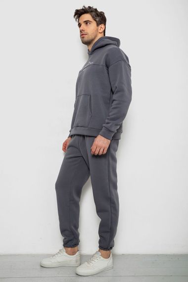 Спортивный костюм мужской на флисе, цвет серый, 238R57160 | Зображення 2