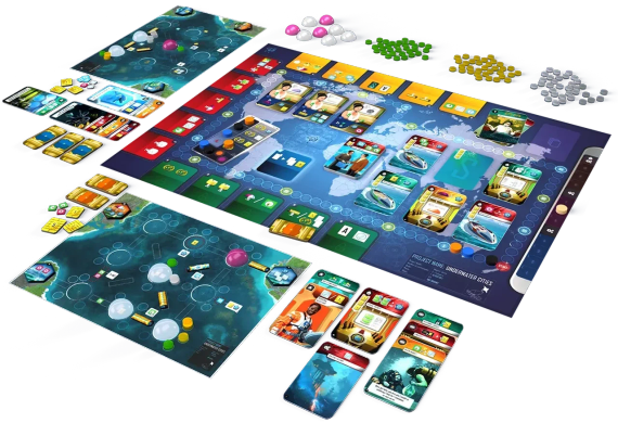 Настольная игра Подводные города (Underwater Cities) | Зображення 1